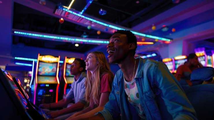 Antarmuka aplikasi mobile gameland menampilkan menu permainan slot dan sportsbook